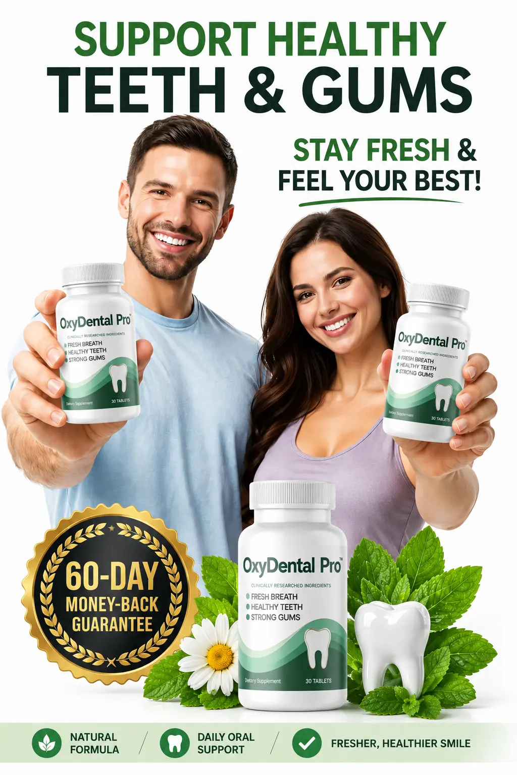 OxyDental Pro Oral Health & Gum Support Supplement